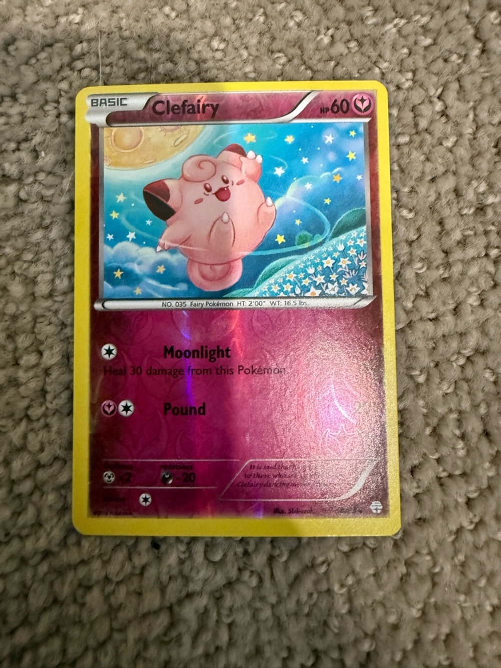 Clefairy [Reverse Holo] #50 Pokemon Generations - Picture 2 of 3